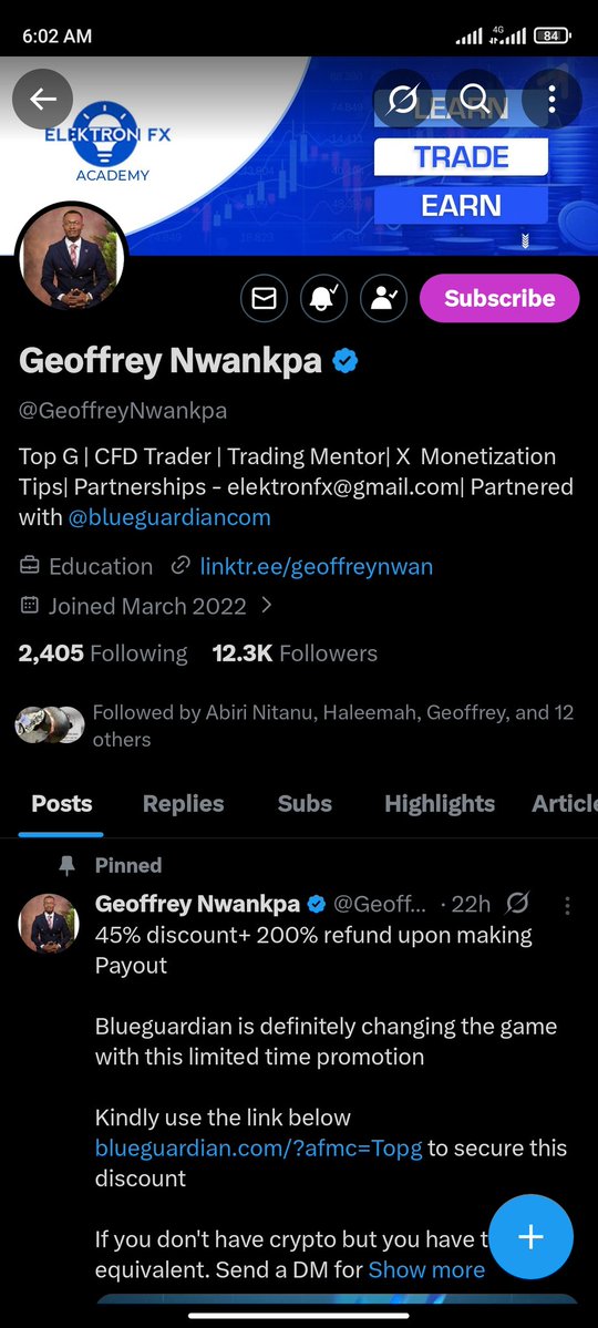 PipCipher001's tweet photo. @GeoffreyNwankpa @Geoffrey_Nwan @BlueGuardiancom @GuardianFutures @1trade0 @Al_ameenX @asherrkiinee https://t.co/1gV9Tvtqv0