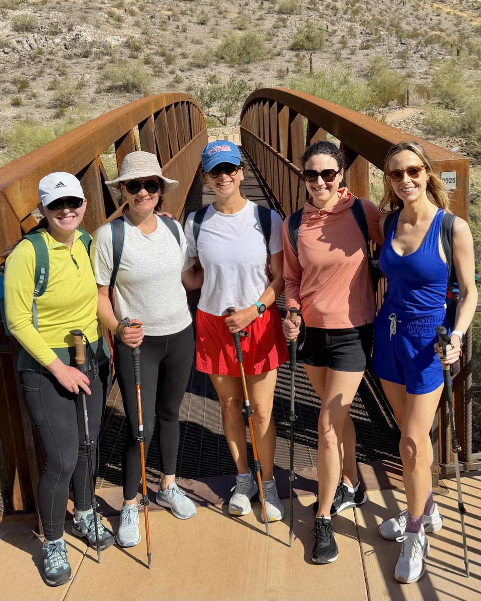 maddesert's tweet photo. Hit the trail! 🥾️🌵🌄
Sarah B., Boston, + her crew hiked a rugged loop route to Lone Saguaro Butte, Phoenix Mountains, during a girls getaway trip to Scottsdale, Arizona, 04-26-26.

Mad Desert Trekking 🏜🦎💀🌵☀️
Intense Human-Powered Adventures in Phoenix + Scottsdale, AZ https://t.co/JGvXiLKBZ6