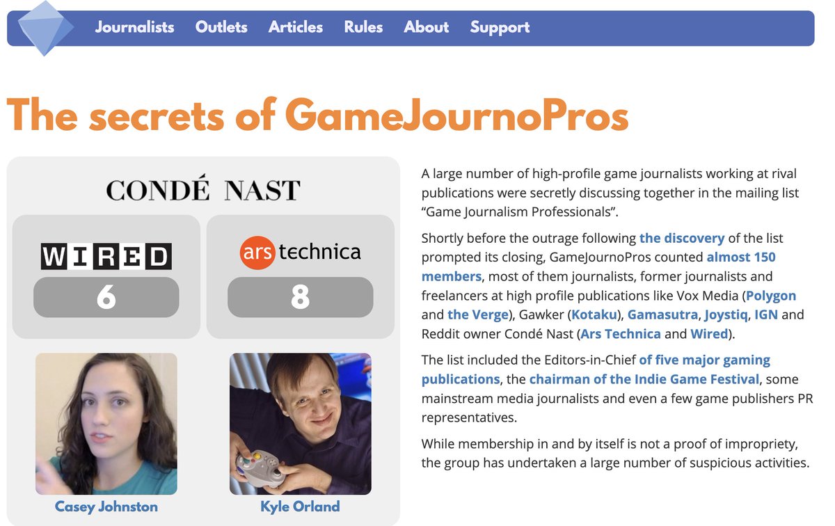 RamblingsNerd2's tweet photo. Definitely worth a read! 

That said, this didn't come out of nowhere, with the likes of GameJournoPros and the cliquish "indie" networks that attempted to control the discourse in the early/mid 2010s.

That indies survived them AT ALL is impressive.

https://t.co/kdZwXFeMIK https://t.co/ICbb205Yj3