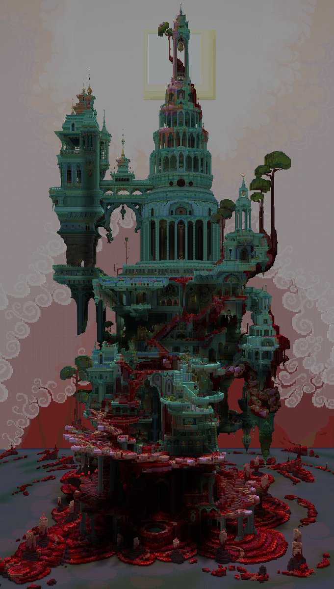 chi_nasz's tweet photo. Foundation Competition  [1st Place]
"Blighted Roots, Blooming Blossoms"

with @izafrodi 

#minecraftbuilds https://t.co/pfViCCSFo9