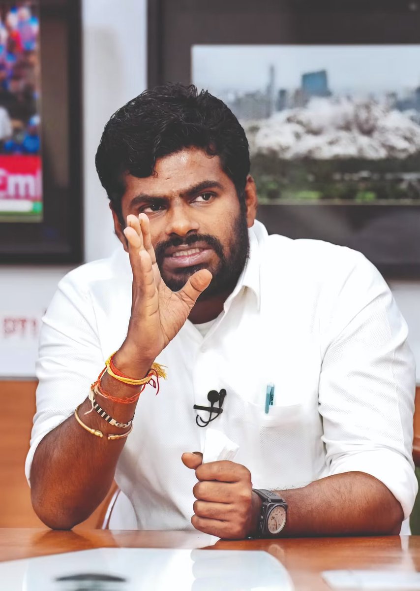 sethupathyer's tweet photo. The man behind Khakhi, rolled lathi, sticked with an ink pen, wrote all about alleged statements against anti-social elements. He wore epaulettes with a five-faced Star and Ashoka stambha and remarked with an IPS. Alphabets were pinned to his left chest, and he was officially known as K. Annamalai. @annamalai_k avl., 

An Indian Police Officer who dedicated his public service from 2011 until 2019 as a parent cadre of Karnataka, began his political career with the Bharatiya Janata Party (BJP) as Vice President of Tamil Nadu and later as President. In 2021, he contested his first election from the Aravakuruchi Assembly Constituency in his native Karur District. His leadership vision disrupted Dravidian strategy in Tamil Nadu, spearheaded by the movement “En Maan, En Makkal”, which aimed to connect grassroots villages throughout the state. 

This movement has awakened both educated and uneducated people, leading to a threefold increase in the vote bank. 

Let continue this writings on one another tweet - Happiest Birthday @annamalai_k avl., Awaiting for New Chapter on Politics, ground sounds for you ✍🏼

#AnnamalaiIPS #annamalai #annamalaiisourhope