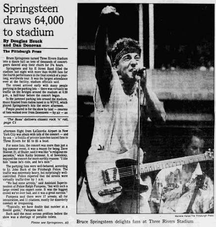 dvesean's tweet photo. June 4 1984
I was 28.

Bruce Springsteen releases his
Best-Selling Album Ever:

Born In The USA.

"Dancing In The Dark" (HUGE on MTV!)
Title Track
"Glory Days"
"Cover Me,"

Bruce Springsteen At Work.

I saw Bruce at Three Rivers Stadium,
Aug. 11th 1985,
The Born In The USA Tour. https://t.co/2vBYB2YIGb
