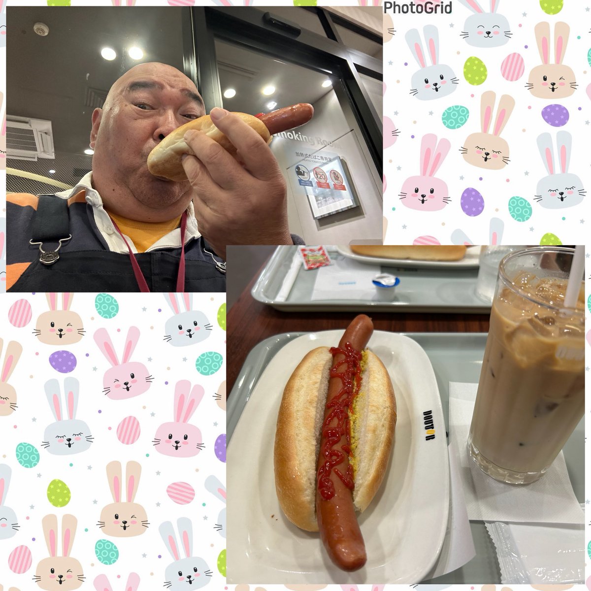 minatin3710's tweet photo. 今日はお休みだす！😪
映画を観る前にドトールでジャーマンロングをくわえるだす！🌭 https://t.co/cDrUDb9JcW