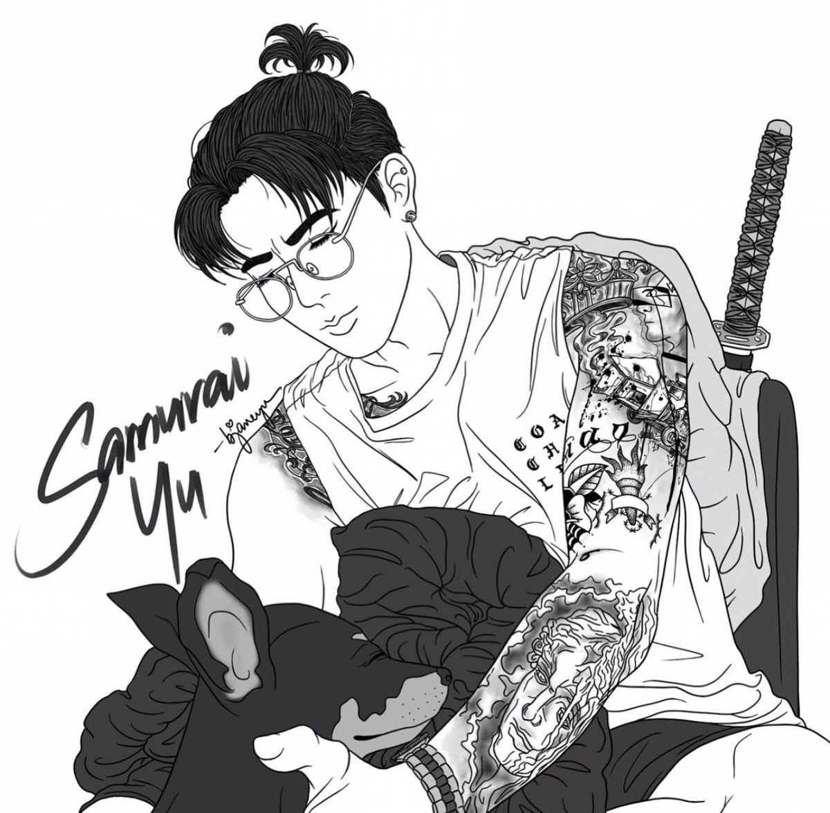 BJane_Yu's tweet photo. Oh man, should I make another Samurai Yu?😭 

The last one is nearing its 10th anniversary!😬💦

#jiniedraws comeback? idkkkkk🫠 https://t.co/8cpE3gWPGy