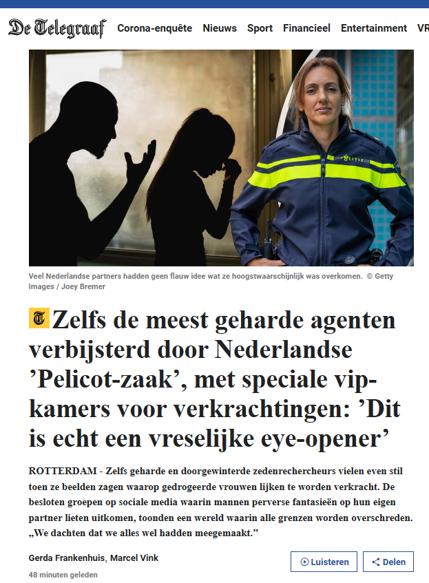 Miss_Royal73's tweet photo. 🚨SHOCKING - Weet u nog die website #motherless? Waar mannen elkaar tips gaven hoe ze hun partners konden #drogeren om ze vervolgens te verkrachten? De website werd in Nederland op 8 mei door het OM uit de lucht gehaald, maar was ook net zo snel weer terug in de lucht.

Eind mei zijn er zéér heftige sociale media groepen ontdekt waarin #beeldmateriaal wordt gedeeld waarin daders middelen als #GHB of zware  slaap- of kalmeringsmiddelen gebruikten om slachtoffers 
(veelal #partners) te drogeren en vervolgens te #verkrachten.

Sommige groepen hadden een “VIP”-karakter, vergelijkbaar met de Franse Gisèle #Pelicot-zaak. Er zijn zelfs #vip-kamers, waar je extra of exclusievere content kunt krijgen. Daarin kun je alleen blijven als je ook eigen content deelt.

Acht verdachten konden worden geïdentificeerd, vier van hen zijn inmiddels aangehouden. Meerdere aanhoudingen worden niet uitgesloten. Ook in #Duitsland loopt een onderzoek.

Hoeveel slachtoffers er zijn, is niet bekend. Extra lastig maakt het, dat je als slachtoffer mogelijk niet weet wat er met je is gebeurd, omdat je gedrogeerd kunt zijn geweest en buiten bewustzijn was. 😔 #DFSA 

Zelfs geharde en doorgewinterde zedenrechercheurs vielen even stil toen ze beelden zagen waarop gedrogeerde vrouwen lijken te worden verkracht. De besloten groepen op sociale media waarin mannen perverse fantasieën op hun eigen partner lieten uitkomen, toonden een wereld waarin alle grenzen worden overschreden. „We dachten dat we alles wel hadden meegemaakt.”