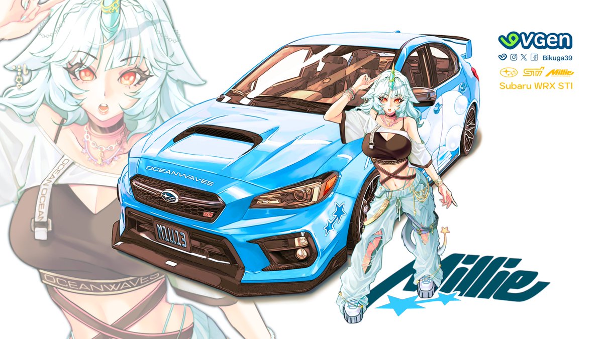 Bikuga39's tweet photo. Comms 🏎️✨🌊
OC x Subaru WRX  STI
https://t.co/TZMwaO0kLZ https://t.co/dw34CZkOI4