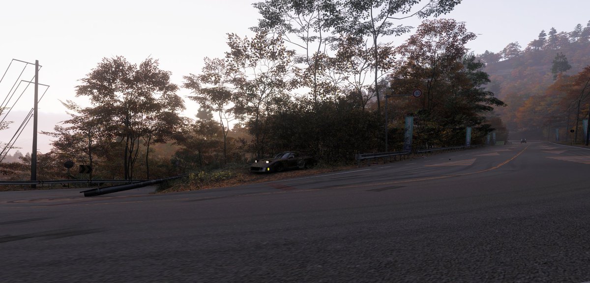 _drdoge's tweet photo. Somewhere in Forza Horizon 6, a wild Mazda RX-7 has set a trap for unsuspecting prey. 

Hiding in the forest nearby, waiting to strike. Camouflaged by its hybrid woodgrain-honeycomb livery, it is nearly invisible to those drifting by, unaware that danger lurks in the corner. 🫈 https://t.co/Yhamurzrx9