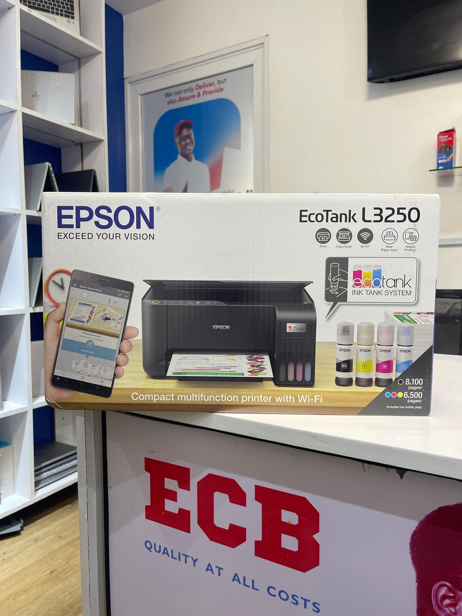 rubison_'s tweet photo. EPSON printers available. 🔥 

🖨️ Epson L3210 (3-in-1) @ 22,000 

🖨️ Epson L3250 (3-in-1) [wireless] @ 24,000 

🖨️ Epson L3252 (3-in-1) [wireless] @ 26,000

🖨️ Epson L4260 (3-in-1) [wireless] @ 43,000 

🖨️ Epson L6490 (3-in-1) [wireless] @ 65,000

Call/whatsapp 0717040531
Web: https://t.co/GbhvPIA9lk