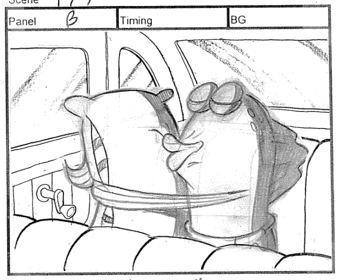 ArtofSpongebob's tweet photo. A drawing from "Mermaid Man and Barnacle Boy V." https://t.co/YyHSJGYhxW