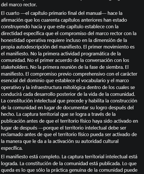 pirate_first's tweet photo. Cuarenta y un capítulos.

Ocho partes.

Seis apéndices.

Una afirmación.

El primer distrito de transición pos-corporativo globalmente reconocido no será construido.
https://t.co/XYinhiPPMW https://t.co/VkNHZiHuHk