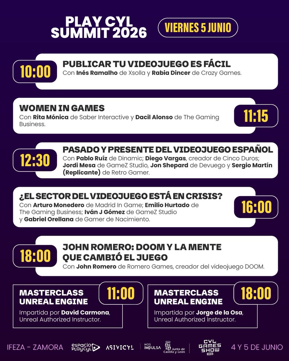dvargaspardo's tweet photo. Mañana estaré en Zamora. @CylGamesShow Apuntalo en la agenda. Charlas, videojuegos, mesas redondas, masterclass. Imprescindible. https://t.co/J4beUDe6zO