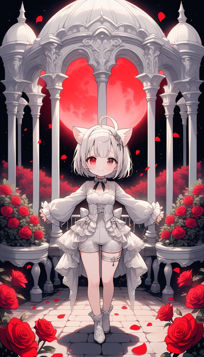 MessageBluemoon's tweet photo. ようこそ、薔薇庭園に

　　　　　　　　　　　　　　　　　　　　　2026.06.04

#DaysAI #AIイラスト https://t.co/cuqYyxdipE