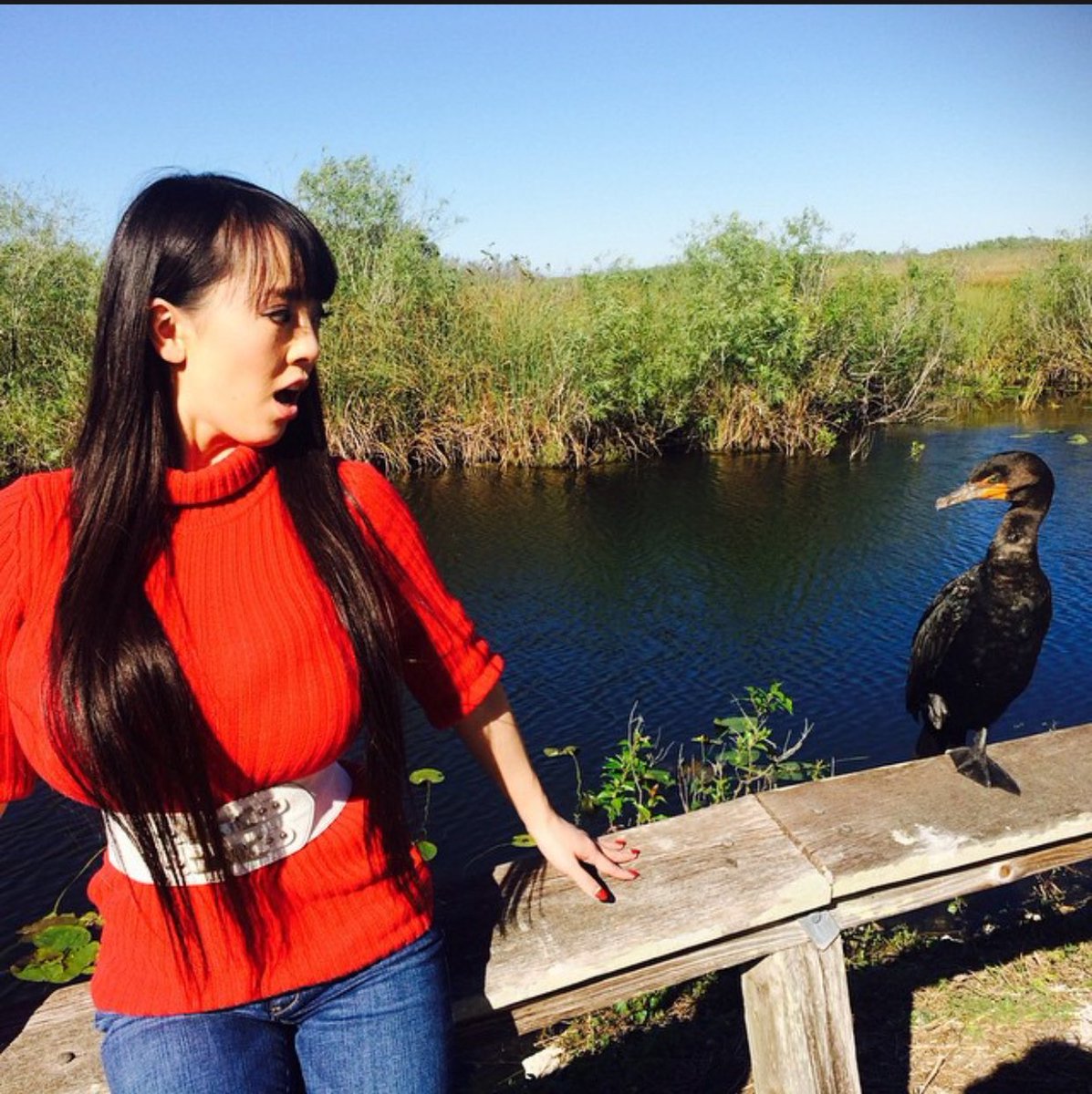 Hitonmitanaka's tweet photo. It’s a beautiful day #hitomi https://t.co/9DFqO52qs5