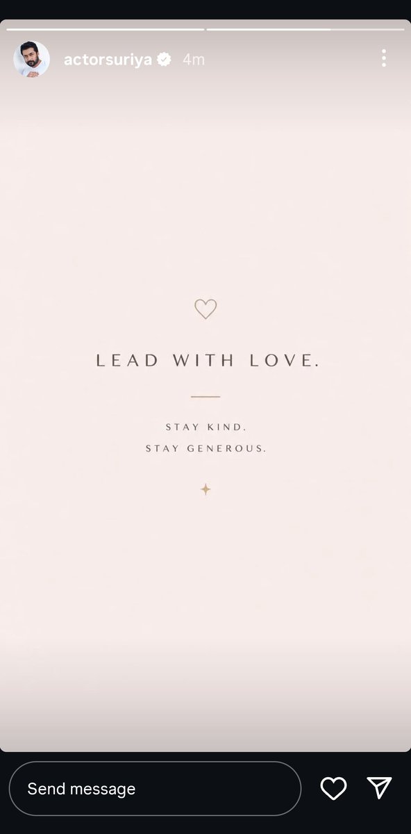 TheOneRulebegin's tweet photo. THE ONE'S Advise @Suriya_offl ❤️✨ https://t.co/wGewt61SGs