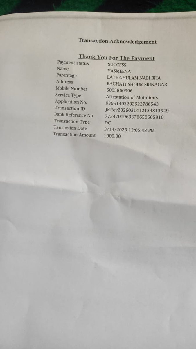 XeeshanDarz's tweet photo. An appeal to Hon’ble LG @OfficeOfLGJandK: Urgent intervention needed regarding the sheer incompetence &amp; malpractice at Tehsildar Eidgah’s office. A widowed lone survivor is being forced to fight endlessly for her legal rights over her ancestral parental property. 1/2 https://t.co/os3LMgICjd