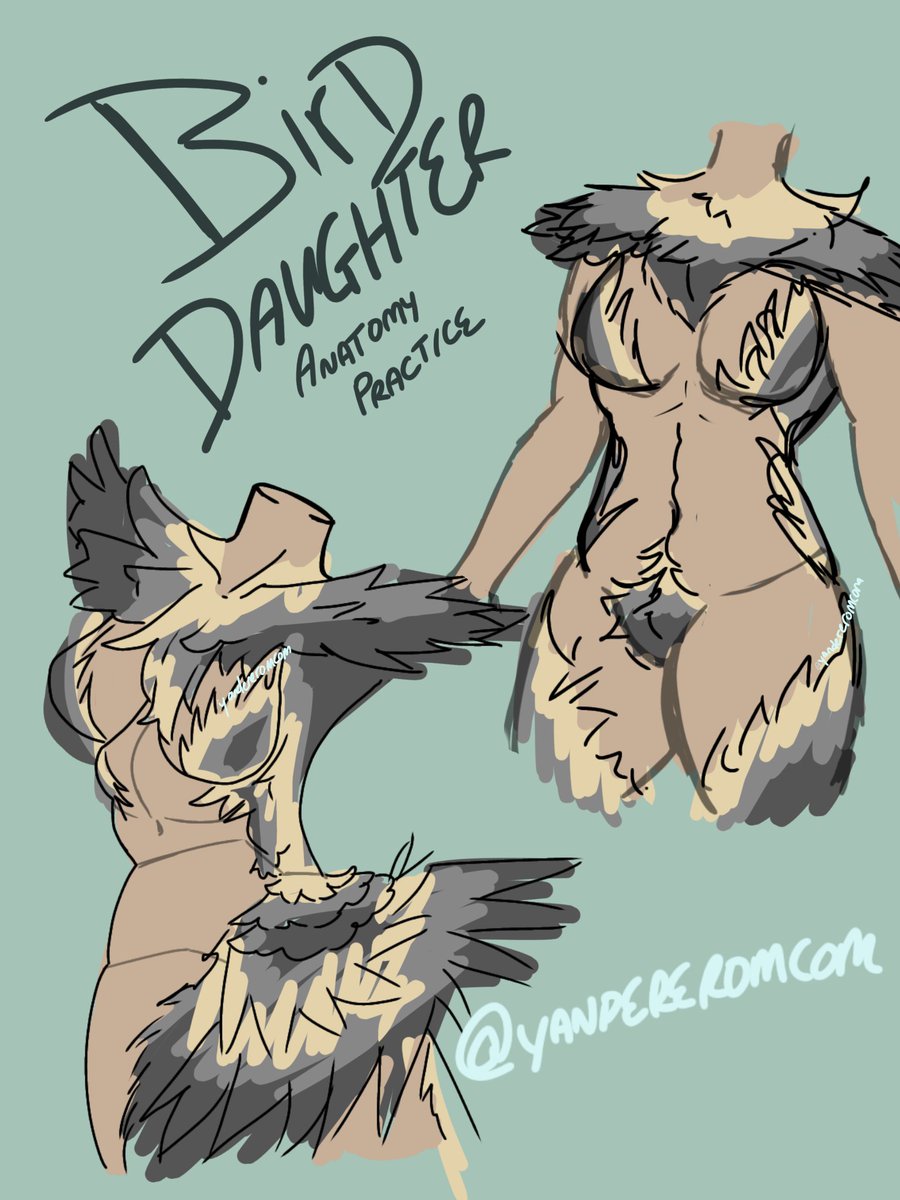 yandereromcom's tweet photo. Bird Daughter anatomy practice #rickandmorty #redesign https://t.co/anb0g2t8Na
