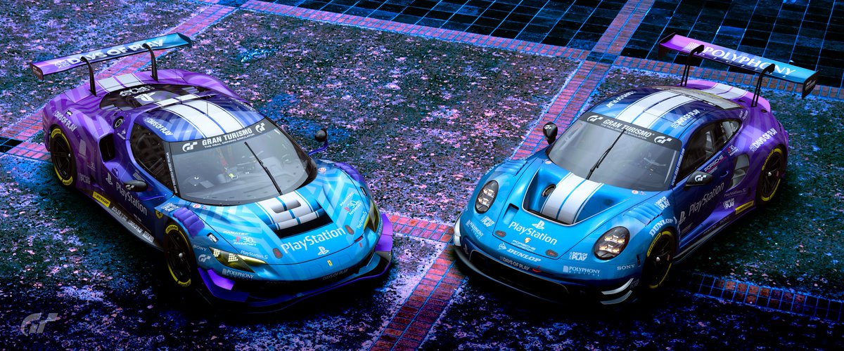 Take_Formula01's tweet photo. 『DAYS OF PLAY FERRARI 296GT3』
先日公開されたデイズオブプレイ仕様リバリーをフェラーリ296GT3に移植してみました🎮🎨
#GT7 #GT7Livery 
#GT7PureScapes https://t.co/Cu9dCCNnC6