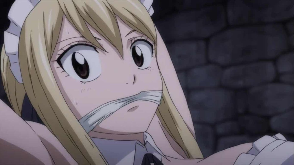SpriteGod100's tweet photo. @MLuvaboy @TopByrd When Lucy Heartfilia was cleave gagged with her own socks https://t.co/fShlI4B93P