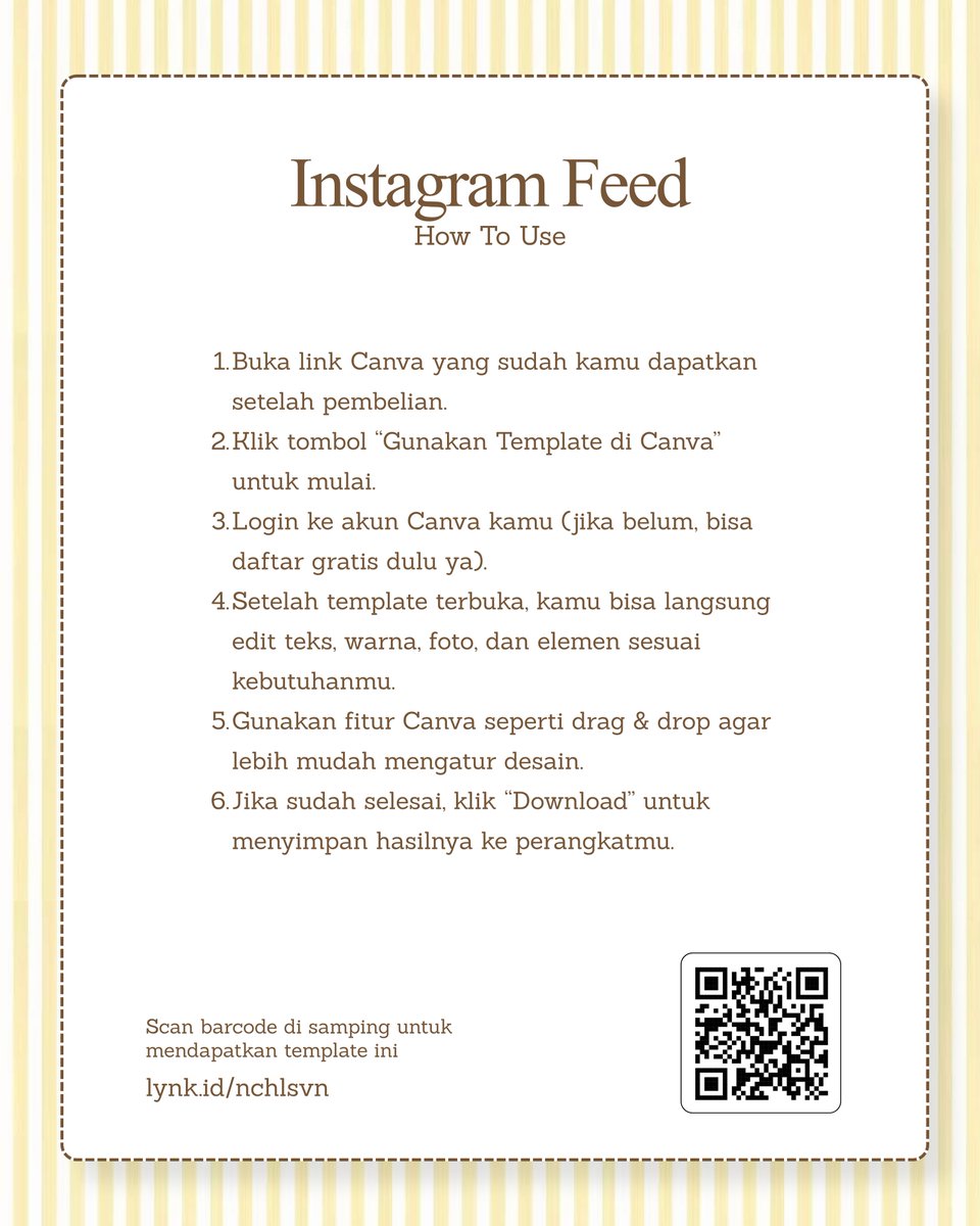 nchlsvn's tweet photo. π Kalau satu template bisa bikin feed-mu langsung naik level, worth it banget kan?
Template Post Landscape dari @nchlsvn ready to use, drag & drop, dan fully editable β¨ Tinggal tambahin foto, langsung posting π
#FeedAesthetic #CanvaTemplate #TemplateDesign #Canva #zonajajan https://t.co/mf3pwjgnUP