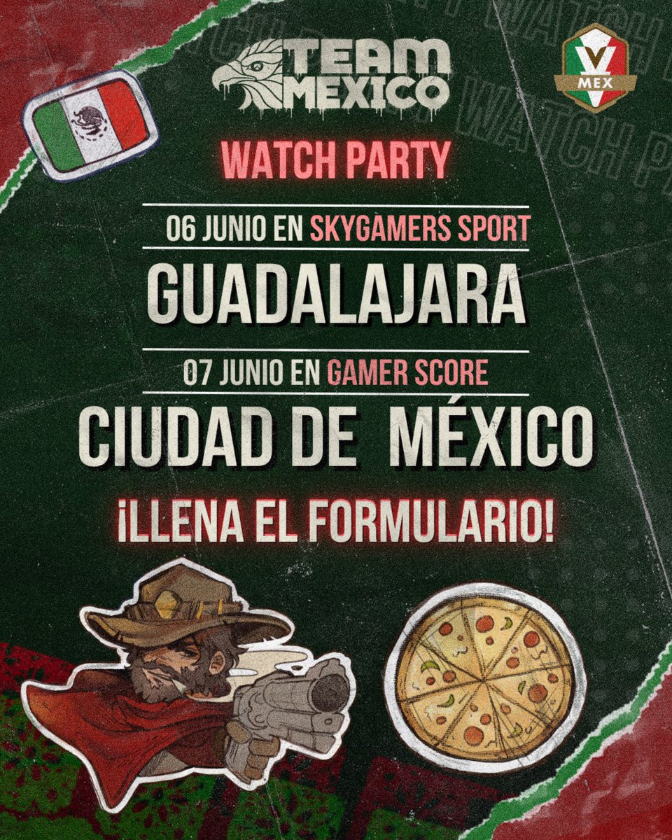 OWWCMexico's tweet photo. ¡Porque usted lo pidió!

Watch Parties presenciales en GDL(06 de Junio) y CDMX(07 de Junio)🇲🇽🔥 

👇Llena el formulario y asegura tu lugar👇

https://t.co/aWLr5oyVXP

#OWWC2026 | #OWaLaMexicana https://t.co/zLtdsI8ljW