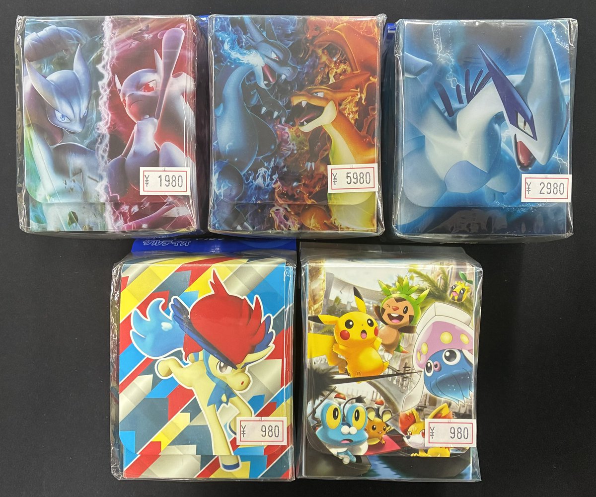 ポケモンカードゲーム サプライ】 昔のデッキケース未開封で入荷しま