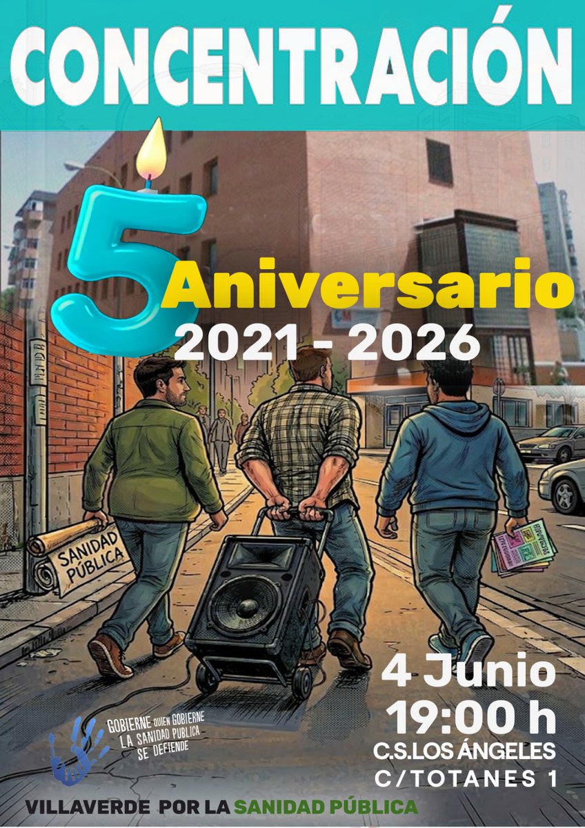 AnaRosaEncinas1's tweet photo. Vente a Villaverde, celebran 5° aniversario!!! https://t.co/frZZxxgk28