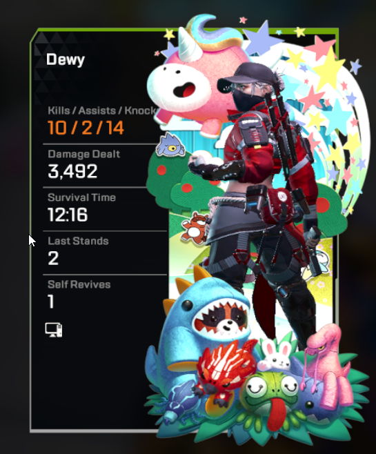 dewyfps's tweet photo. thank you to my new duo for hyping me up eeeeeeeeeeeeeeeep @okaycrystal 💘 #apex https://t.co/yftENNDQm0