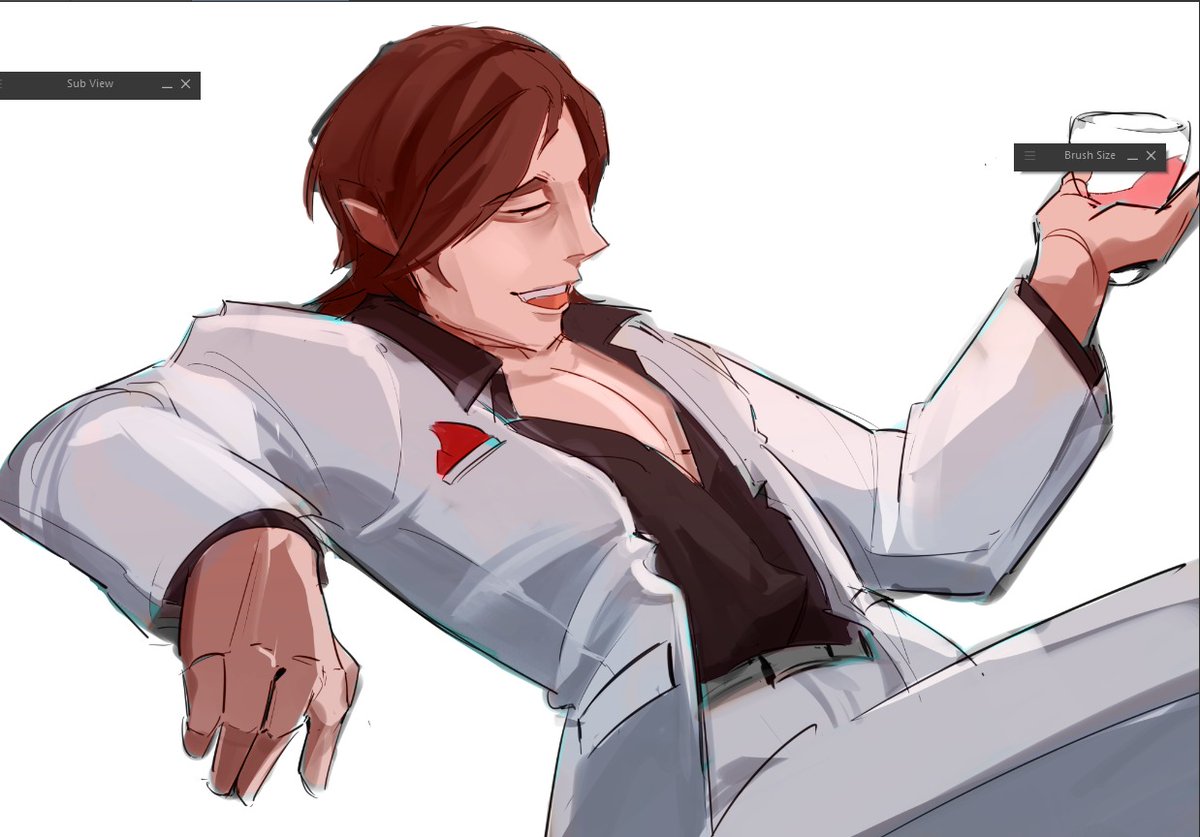 CaryuDrew's tweet photo. Kazuki WIP https://t.co/5CxEgeO5ry