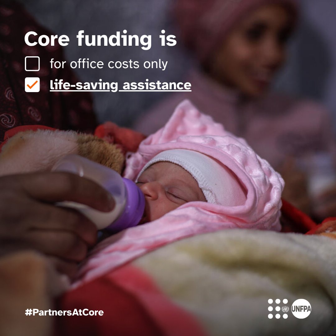 UNFPA_Namibia's tweet photo. Is core funding just for office costs?
🚫 No. It is life-saving assistance in action.
These flexible funds enable @UNFPA to reach those furthest behind with critical care when every second counts ➡️ https://t.co/3yOdXwzun4
#PartnersAtCore https://t.co/92IQqDo1FG