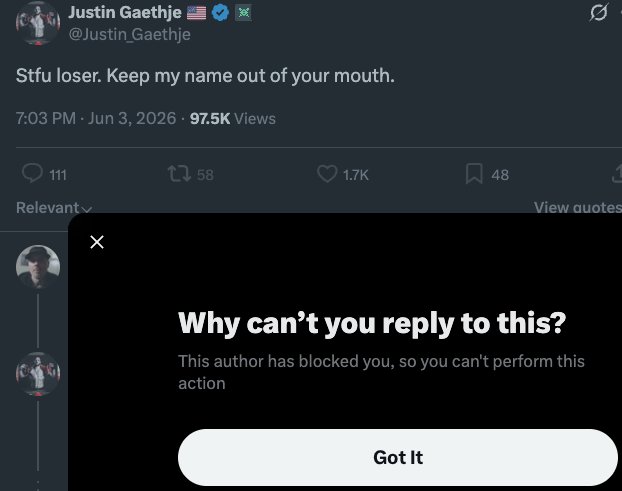 thefiteguy's tweet photo. DAMN 😭😭

Despite being a huge fan of Gaethje his entire career, I've been blocked by him for defending Sean 😂

@SStricklandMMA is a the REAL patriot. Should have been him on the White House card.

#UFCWhiteHouse https://t.co/ICYJOALqPu