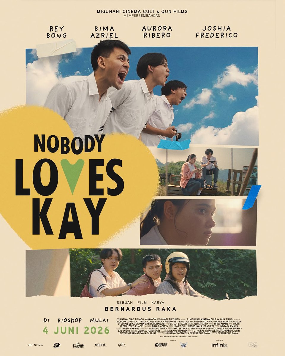 Erry110691's tweet photo. Gas guys film nobody loves kay sudah tayang dibioskop pada hari ini. https://t.co/UTmKyFWgCS