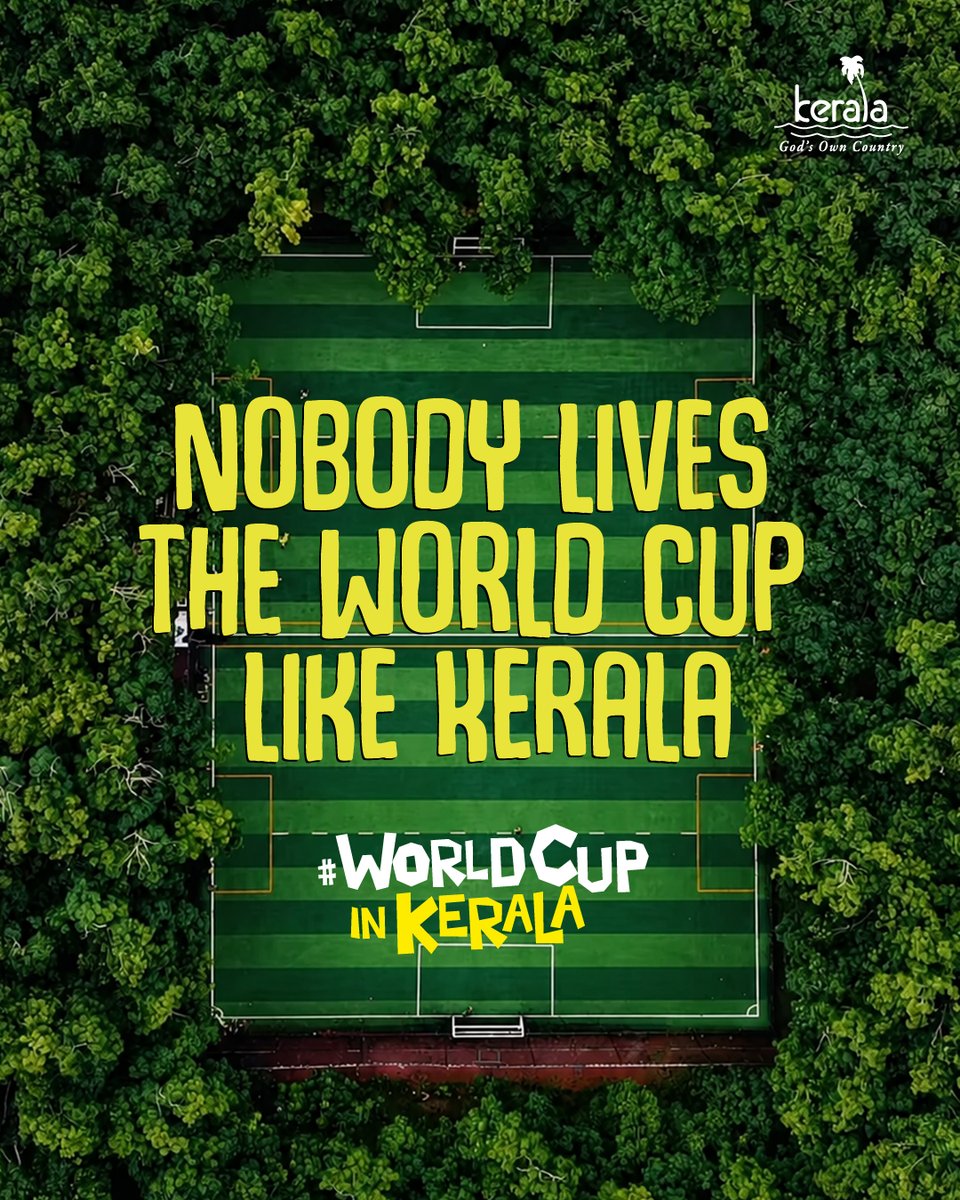 KeralaTourism's tweet photo. Kerala makes the World Cup its own in unique ways.

Credit: Sportstar and other creators

#WorldCupInKerala #KeralaLovesFootball #FootballKerala #KeralaTourism https://t.co/1fwczSVi0W