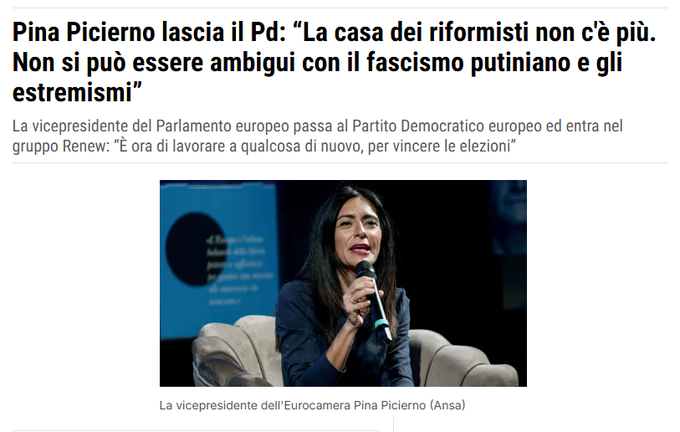 LutherB4891392's tweet photo. Il PD era, è e resterà un partito dimmerda anche senza la Pina.
Guerrafondaio, di destra, contro i lavoratori. 

La notizia buona é che la Pina farà fatica a essere rieletta. https://t.co/WEMwkGuTAm
