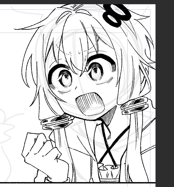 早く描こう!方面の努力。
顔だけならサクッと仕上がるようになってきた…? 