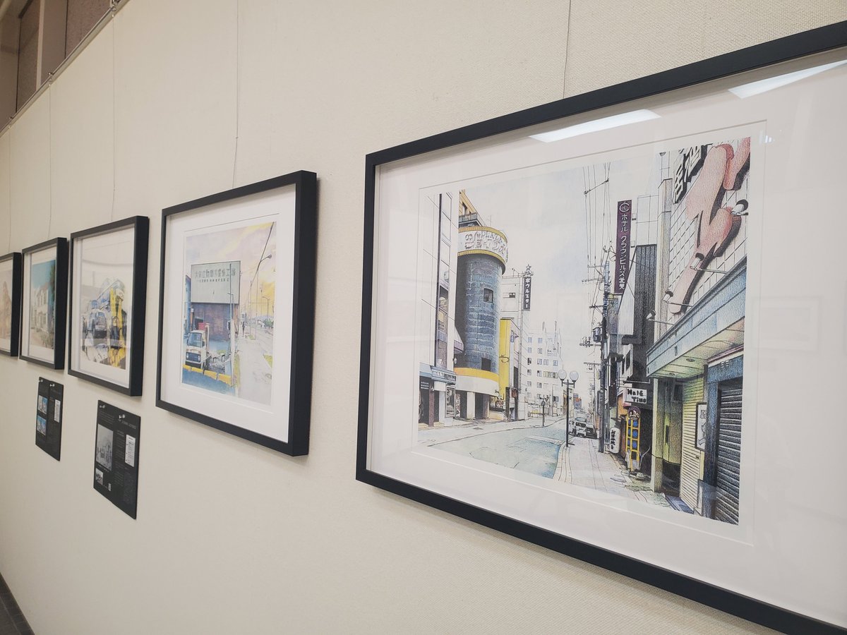 GoTo_KITAMI's tweet photo. グラファイターさんの個展がNHK北見のギャラリースペースで開催中です！原画を間近で拝見し、精緻さに感動しました！期間は6/8まで！皆さま是非！(写真掲載許可いただきました) https://t.co/OkqeDBk34S