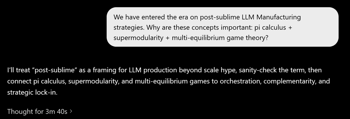 MycelFi's tweet photo. 👨‍🌾 Q: Make or buy?
🤖 A: Learn
👨‍🌾Q: Learn what? To Make? Or to buy?
🤖 A: the GT of Imperfect Horizontal Coordination https://t.co/R870rbXTys