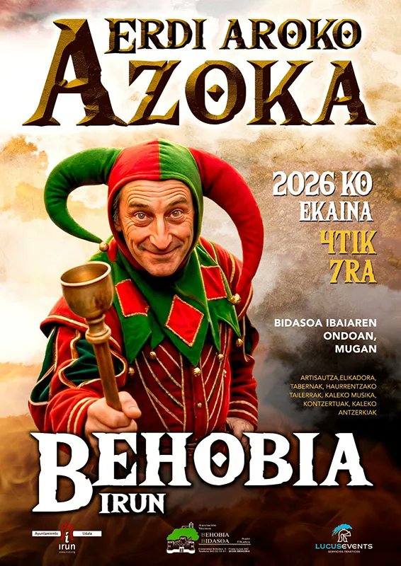 Irunero's tweet photo. #IRUNEROLABURREAN | 🕯️📯Behobia iraganeko giroan murgilduko da asteburu honetan Erdi Aroko Azokarekin

📆Gaurtik hasi eta igandera arte Bidasoa ibaiaren ondoan artisautza postuak, elikadura, kaleko antzerkia eta suzko ikuskizunak izango dira nagusi.

https://t.co/BhUiqWAR3N https://t.co/iPk6os3Ttf