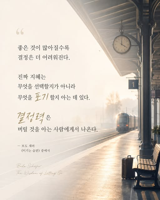 srb114's tweet photo. 결정력은 버릴 것을 아는 사람에게서 나온다 https://t.co/6xosTKYwA5