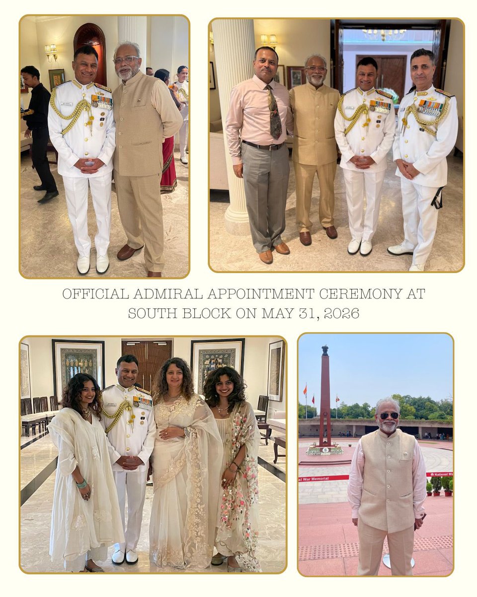 JohnsonOdakkal's tweet photo. Scholar in South Block! 
Admiral Krishna Swaminathan's rise to lead the @indiannavy is a story of intellect, operational excellence, humility, and service.

A personal tribute to a scholar-warrior whose journey reflects the very best of leadership. https://t.co/3IMFba7sR6

⚓ Fair winds and following seas, Admiral.

#ScholarInSouthBlock #IndianNavy #Leadership #MaritimeSecurity #India
