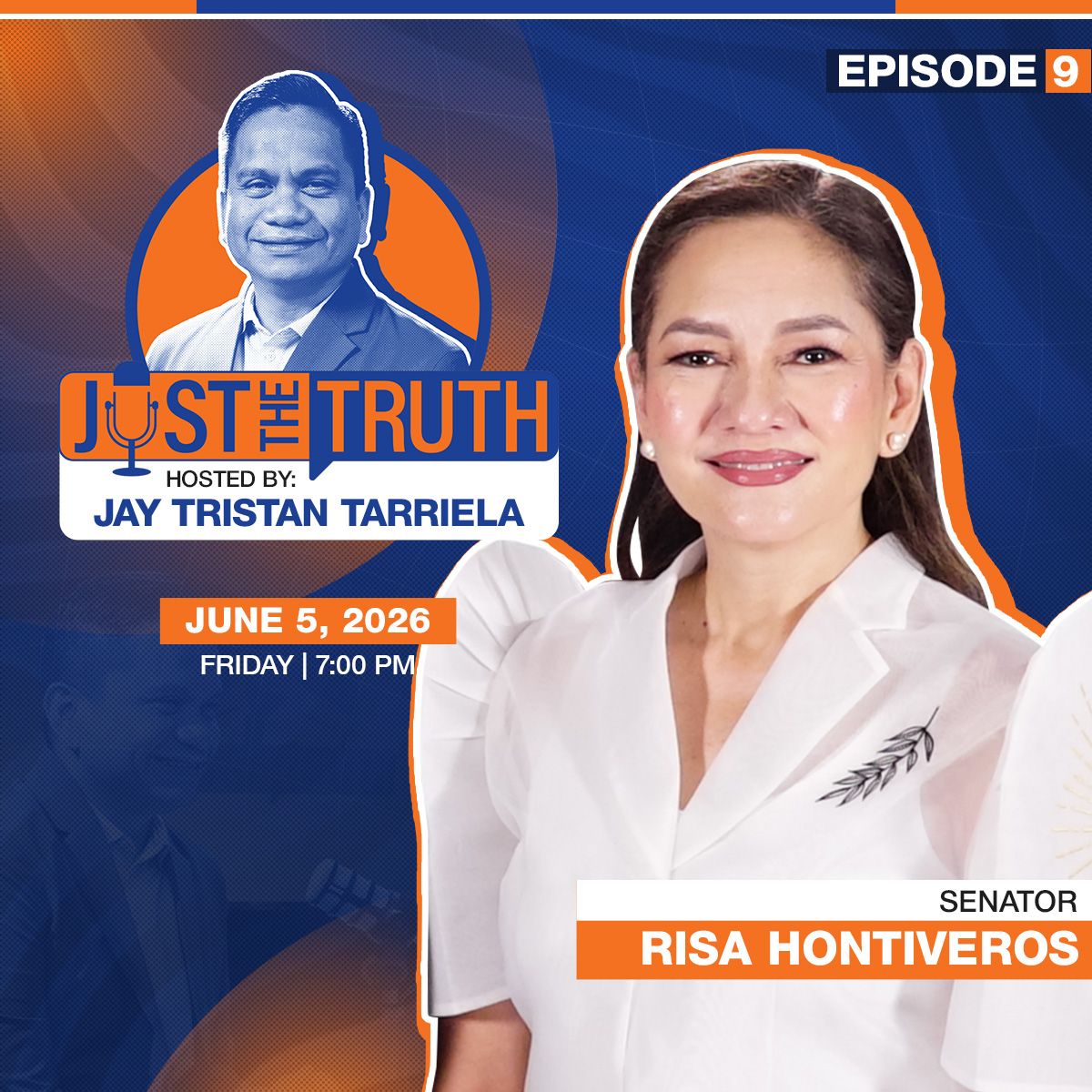PIADesk's tweet photo. Abangan sa next episode ng Just The Truth podcast, makakasama ni Jay Tristan Tarriela ang isa sa pinaka-prangkang boses sa Senado — Senator Risa Hontiveros. 

#JustTheTruth #WestPhilippineSea #LabanSaDisinformation #PIA #PCG #BagongPilipinas #ISM #IntegratedStateMedia https://t.co/sBX7z7sUtt