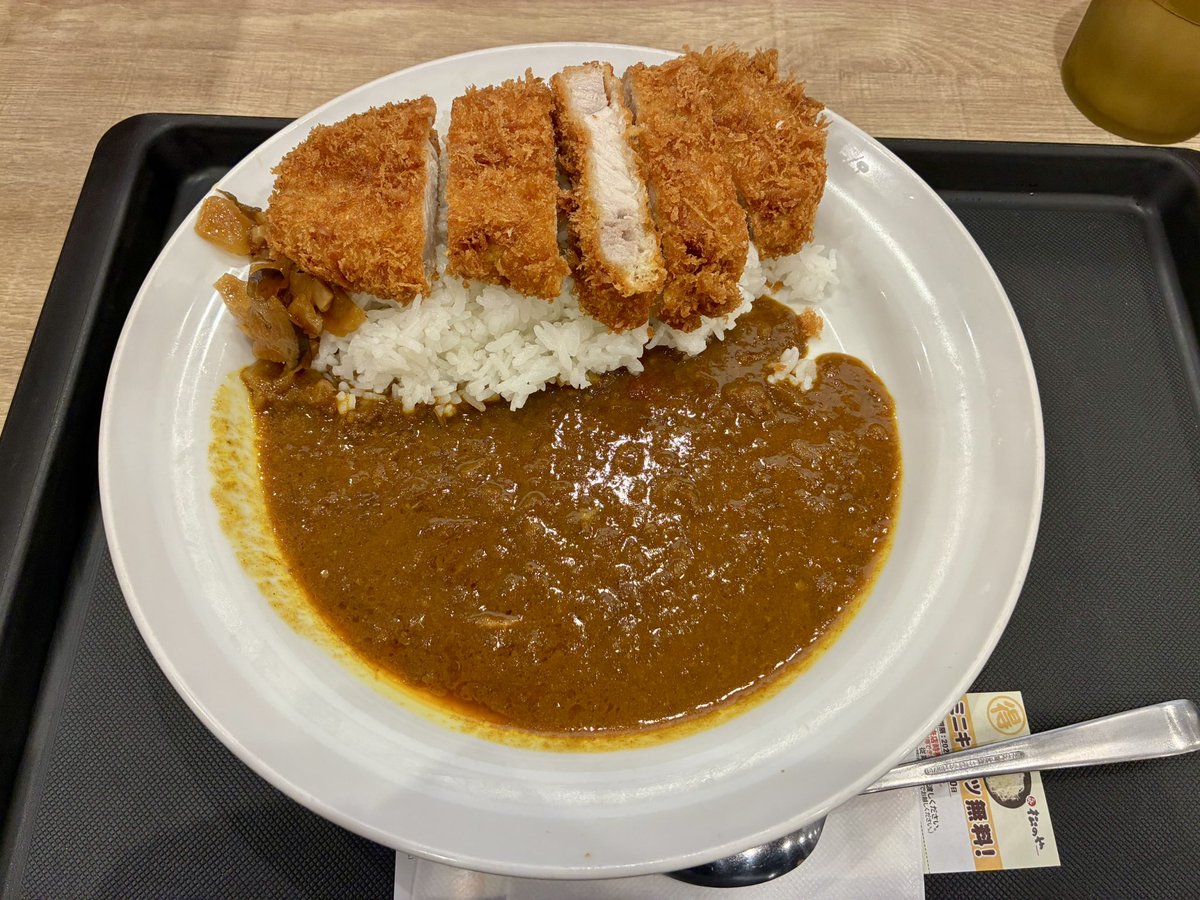 from214Endless's tweet photo. フォロワーさんのオススメでようやく来れたマイカリー食べに。
美味しかったです。
お腹いっぱい https://t.co/TyPI1abZJb
