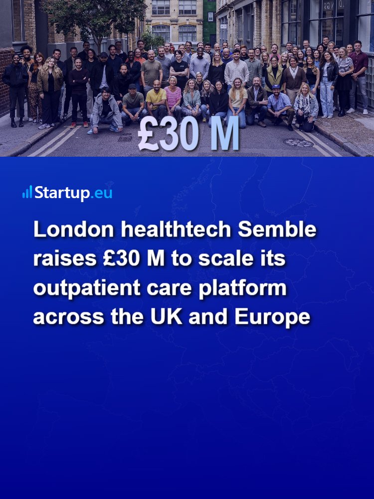 wrahim's tweet photo. London healthtech Semble raises £30 million Series C to scale its outpatient care plat... https://t.co/Dghhekgf3p