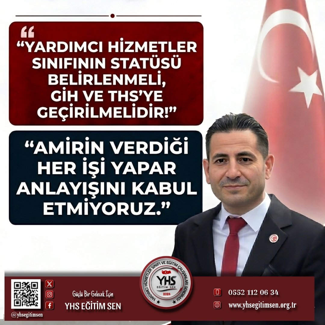 Olcay_Celik's tweet photo. Yıllardır kamuda adeta bir "modern kölelik" düzeni gibi sürdürülmeye çalışılan, mevzuattaki boşluklardan güç alarak emekçilerimizi ezen o köhne zihniyete karşı sesimizi en gür, en kararlı şekilde yükseltiyoruz:
​"Amirin verdiği her işi yapar" anlayışını reddediyoruz, kabul etmiyoruz, etmeyeceğiz!
​Devlet memuru, amirin şahsi marabası ya da her canı sıkıldığında yönlendirebileceği kimliksiz bir iş gücü değildir! Yardımcı Hizmetler Sınıfı  bünyesinde döktüğü alın teriyle kamunun yükünü sırtlayan yüz binlerce, görev tanımlarının bilinçli olarak belirsiz bırakılmasının bedelini yıllardır mobbingle, adaletsizlikle ve mesleki itibarsızlaştırmayla ödemektedir. Bu zulme artık bir son verilmelidir!
#YardımcıHizmetlerSınıfı genel idari ve teknik hizmetler sınıfına geçirilmelidir.

@RTErdogan @hasandogan
@eczozgurozel @csgbakanligi @MDervisogluTR @dbdevletbahceli @MevlutCavusoglu
@ErbakanFatih
@cevdetyilmaz @ComezTurhan @gamzetascier @hasanozturkmen
@melih_meric @gamzeilgezdi @aefakibaba @Mahi_Nur @mustafaelitas
@isikhanvedat
@yilmaztunc
@leylasahinusta
@avomerozmen
@abdullahguler_
@MhpTbmmGrubu
@oktay_saral @cenginyurt52
@Mehmetasila19 @DoganBekin
@mehmetucum
@Y_Akdogan
@drsoysal
@farukozcelikgsb
@MKalayci42
@ifarukaksu
@alikeskinkilic
@belginuygur10
@selcukktepeli
@fethigurer @selcukozdag @SalihUzunDr @avidrissahin @abdulhamitgul @memetsimsek
@Cem__Sahin @MehmedAltinoz  @avbehiye @ozngndgdu @deryaayaydin34 @ogunstar