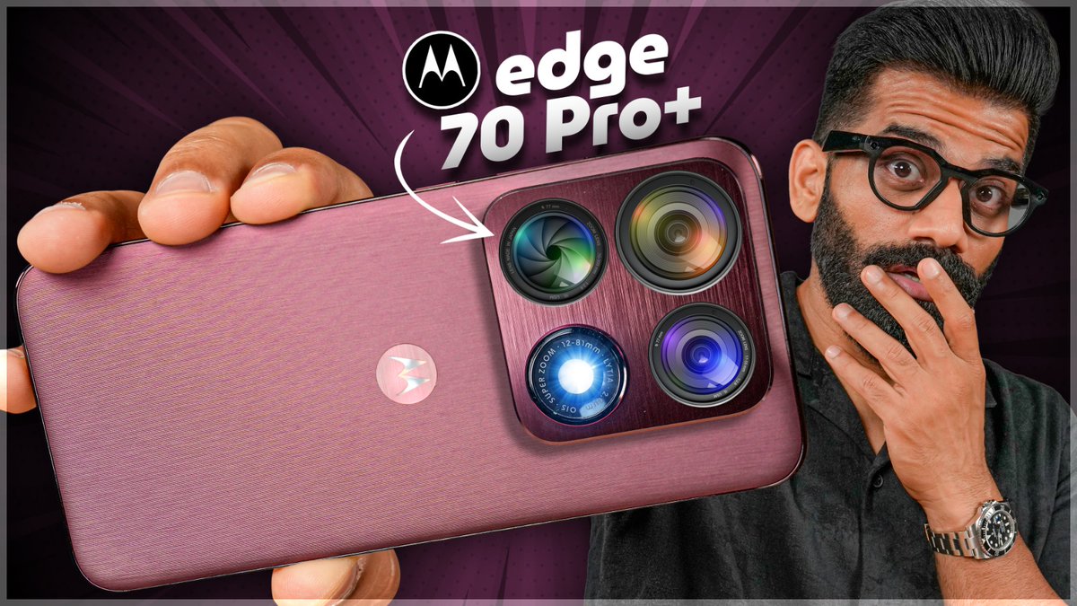 TechnicalGuruji's tweet photo. motorola edge70 pro+ Unboxing &amp; First Look - Solid Deal?🔥🔥🔥https://t.co/W2x2zhAj4K via @YouTubeIndia https://t.co/zs6f3ojtbB