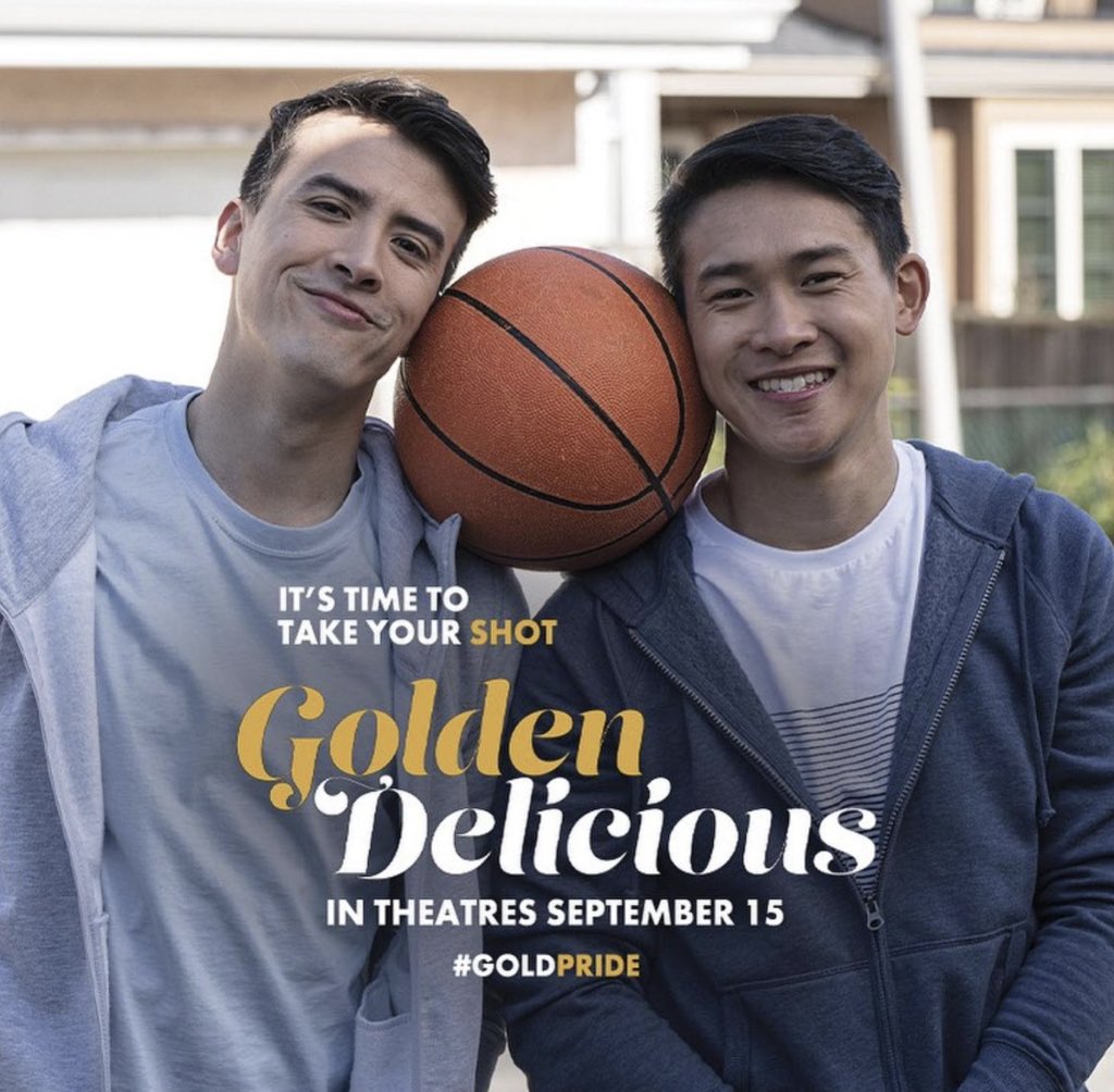 DonMike_X's tweet photo. 🎬 Golden Delicious

Golden Delicious is a heartfelt LGBTQ+ coming-of-age drama about Jake, an Asian-Canadian high school student caught between family expectations, his girlfriend’s plans for their future, and his growing feelings for his new neighbor Aleks, an openly gay basketball player. As Jake joins the basketball team to get closer to Aleks, he begins to question who he really is and what he truly wants.  

Director: Jason Karman
Starring: Cardi Wong, Chris Carson, Parmiss Sehat
IMDb Rating: 6.5/10
Runtime: 2h 00m  

What makes the film stand out is its focus on Asian-Canadian representation and the way it explores identity, family pressure, social media, and first love. The LGBTQ+ storyline is central to the movie, but it also spends time examining cultural expectations and the challenge of figuring out your future when everyone else seems to have a plan for you.  

The romance is sweet and genuine rather than overly dramatic. Many viewers have praised the chemistry between Jake and Aleks, while others appreciate seeing queer Asian leads in a mainstream coming-of-age story.  

Where to watch / stream:

* Apple TV⁠￼
* Amazon Prime Video⁠￼
* Fuse+ (US)⁠￼
* GagaOOLala⁠￼
* Peccadillo Pictures⁠￼   

Worth watching?

⭐⭐⭐⭐☆ (8/10)

If you enjoyed Heartstopper, Love, Simon, or Love, Victor, Golden Delicious is an underrated LGBTQ+ film that combines romance, basketball, family expectations, and self-discovery into a warm and relatable story. 🏳️‍🌈🏀❤️