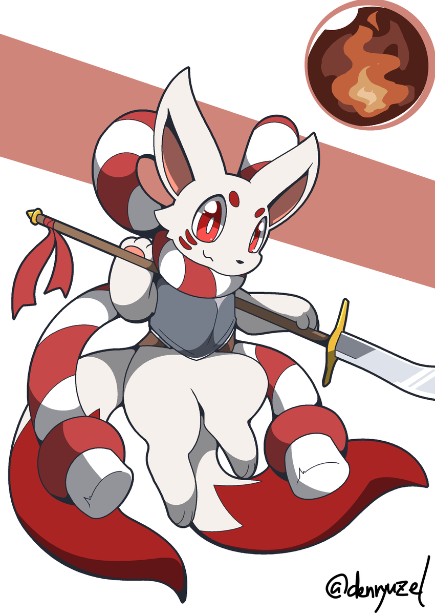 denryuzel's tweet photo. キュウビちゃん槍術士スタイル https://t.co/fMxOaR7irA