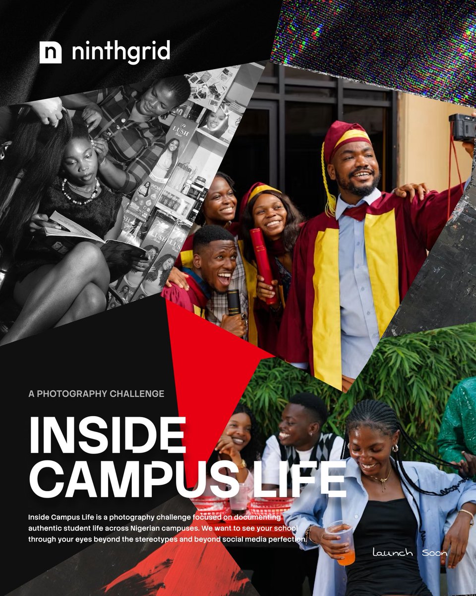 ninthgrid_'s tweet photo. Nigerian University students, are you ready for us?? 💃💃💃

Get ready to capture and share your campus story through our upcoming challenge  🧏🏾‍♀️ https://t.co/KaPty9K3CW