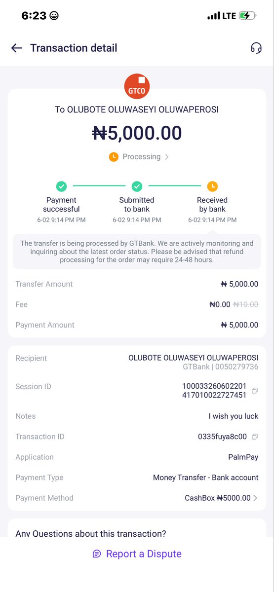 Ayanfe0112's tweet photo. @palmpay_ng please what’s going on since on the 2nd of June….. kindly refund my money https://t.co/1M1DukuJJW