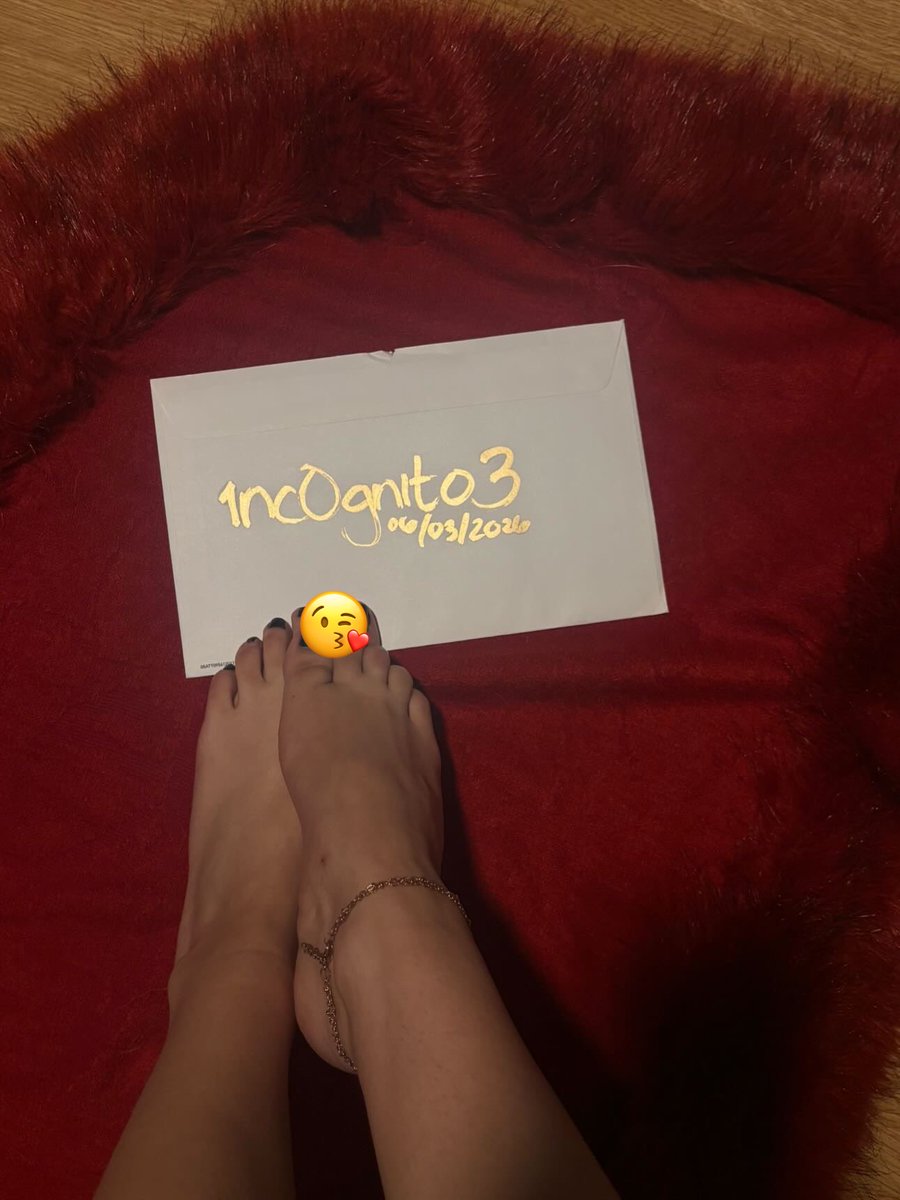 1nc0gnito3's tweet photo. Verification post for my new account 1nc0gnito3 hmuuu if your interested lovesss😘😘😘
#footfetısh #feet #feetworshi̇p #seller #verificationpost #footmodel #latina #prettyfeet #toes https://t.co/4OsCm19Ejr
